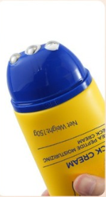 Squeeze the bottle lightly